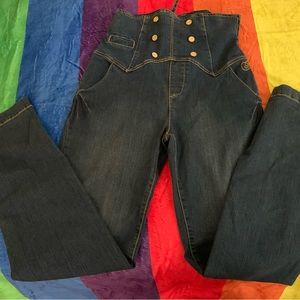 Fabulosity High Waist Sailor Jeans 13